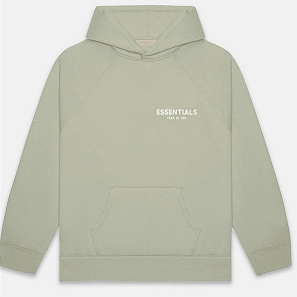 NWT Fear of God Essentials Hoodie seafoam size XL